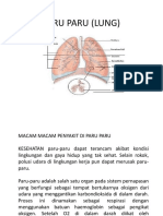 Macam Macam Penyakit Paru Paru