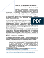 La Unión de Hecho en El Perú y El Reconocimiento de Derechos A Sus Integrantes