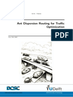 Ant Dispersion Routing For Traffic Optimization: M.Sc. Thesis