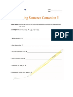 Beginning Sentence Correction 5 PDF