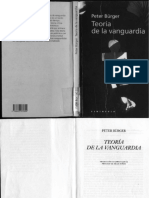 128626266 Burger Peter Teoria de La Vanguardia PDF