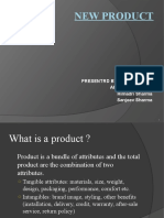 New Product: Presentrd by Group No.-07 Abhijeet Chakrabati Himadri Sharma Sanjeev Sharma