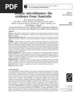 Islamic Microfinance: The Evidence From Australia