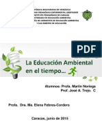 Linea Del Tiempo Educacion Ambiental PDF