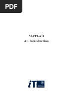 Course Book Matlab TMMI Introduction