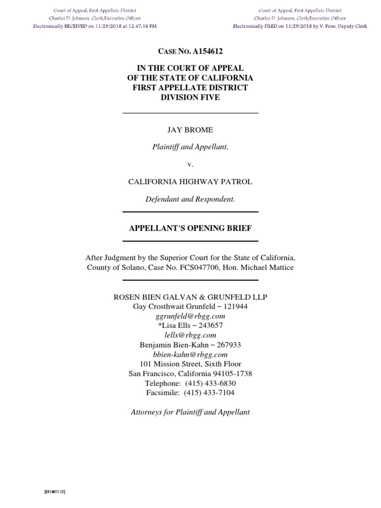 Jay Brome 2018 Lawsuit PDF Summary Judgment Statute Of Limitations