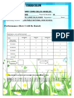 Let'S Craft The Curriculum: Performance (How I Will Be Rated)