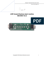 Procédure de Test de L'afficheur LED EB004