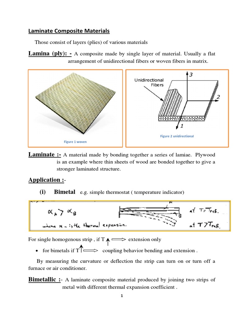 Laminate Composite ELASTIC MODULUS PDF PDF Composite Material