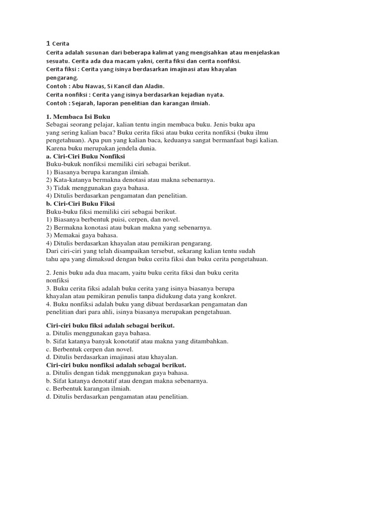 Bahasa Indo Tema 5 Kelas 4