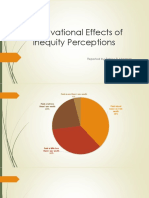 Motivational Effects of Inequity Perceptions: Reported By: Patrice P. Maranan