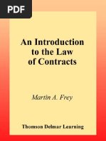 (Paralegal) Martin A. Frey, Terry H. Bitting, Phyllis Hurley Frey-An Introduction To The Law of Contracts-West Legal Studies (2000)