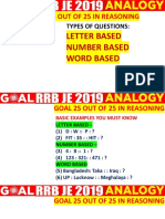 RRB Je Analogy Topic-01 PDF