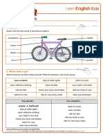 Worksheets Bicycle Answers v2