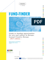 Fund-Finder: Guide To Funding Opportunities For Arts and Culture in Europe, Beyond Creative Europe