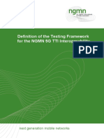 Ref-1 - Definition of 5G Testing Framework NGMN