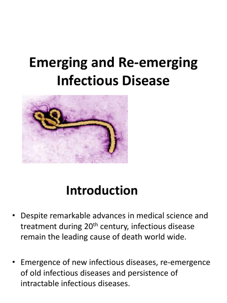 Emerging and Re-emerging Diseases Overview | PDF | Antimicrobial ...