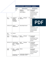 Agenda de Trabalho