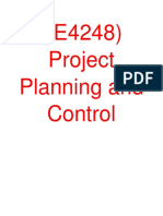 (IE4248) Project Planning and Control