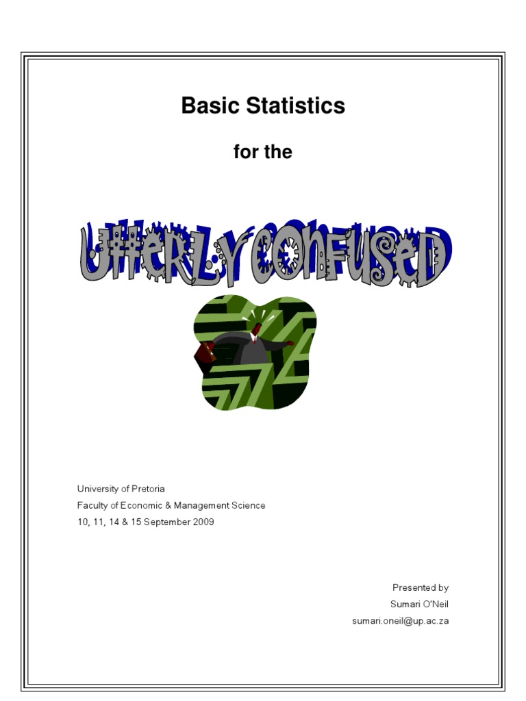 Basic Statistics For The Utterly Confused PDF Level Of Measurement