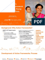 UNICEF's framework for improving young children's nutrition