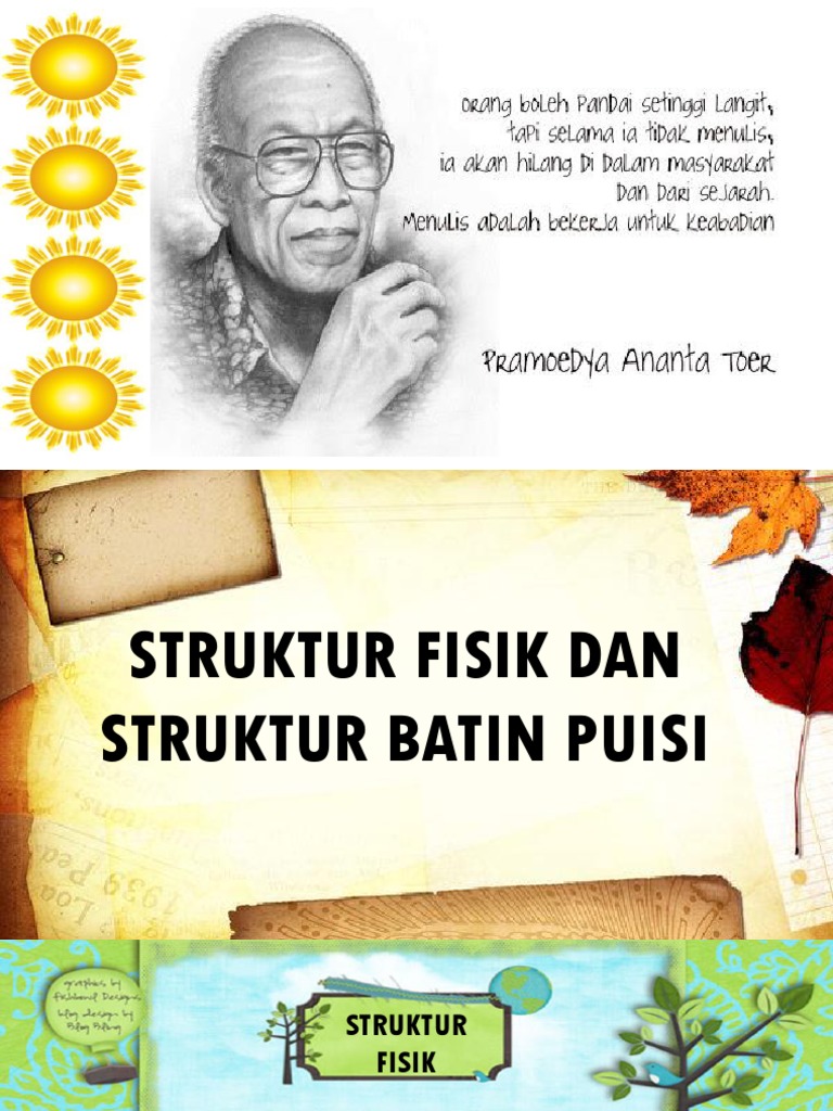 Struktur Fisik Dan Struktur Batin Puisi1 PDF