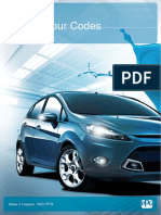 Ford Colour Specific Codes