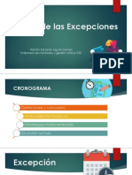 Gestión de Las Excepciones