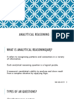 Analytical Reasoning: General Science and Abilities-Css