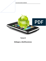 Tema 8. Dialogos y Notificaciones