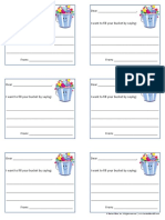 Bucket Filling Notes 1 Color