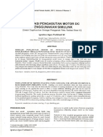 Analisis Pengendali Motor DC Menggunakan PID