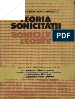 @ Constantinescu Gogu - Teoria Sonicităţii PDF