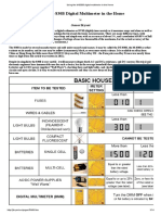 Using The M-830B Digital Multimeter in The Home