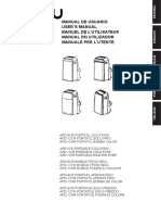 DAITSU Manuale Utente Climatizzatore Portatile APD9 12CR APD12HR PDF