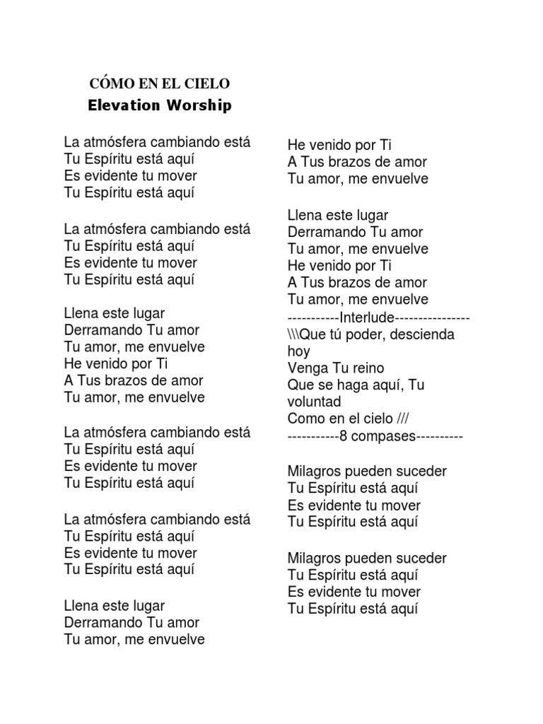 CÓMO EN EL CIELO | PDF