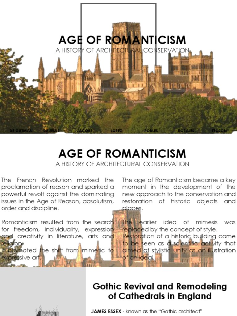 Age of Romanticism | PDF | Gothic Architecture | Romanticism