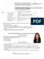 Universidad Nacional Autónoma de México Escuela Nacional de Lenguas, Lingüística Y Traducción Coordinación de Evaluación Y Certificación