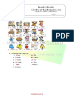 1.12 Ficha de Trabalho - Indifinite e Definite Articles (1) - Soluções