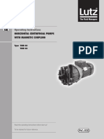 Horizontal Centrifugal Pumps With Magnetic Coupling