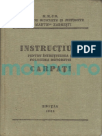 Manual Carpati 1963 PDF