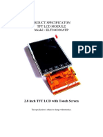 Prduct Specificaton TFT LCD Module Model: ELT240320ATP