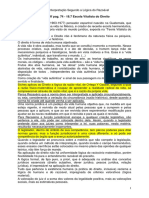 A Interpretação Segundo A Lógica Do Razoável PDF