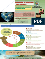 Ley Marco Sobre El Cambio Climatico