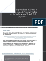 Cómo Especificar El Peso o Ponderación de Cada Factor