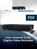 Four Channel H.264 Digital Video Recorder: Advanced-Series