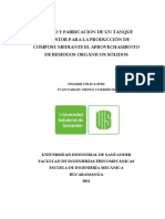 Diseño Y Fabricacion de Un Tanque Digestor para La Producción de Compost Mediante El Aprovechamiento de Residuos Orgánicos Sólidos