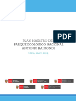 Plan maestro parque ecológico 