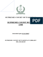 Supreme Court Rules 1980 Ammended PDF