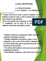 Obras de la carne y fruto del Espíritu según Gálatas 5